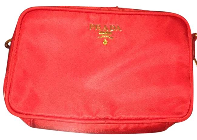 Prada Tessuyp 1n1675 Red Nylon Cross Body Bag