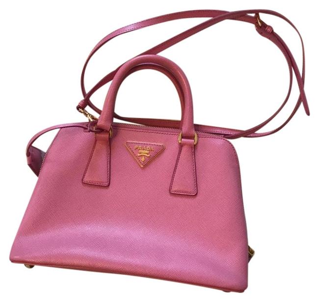 Prada Top Handel Pink Cross Body Bag