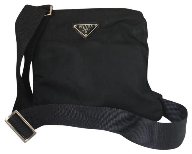 Prada Vela Sport Nylon Black Cross Body Bag
