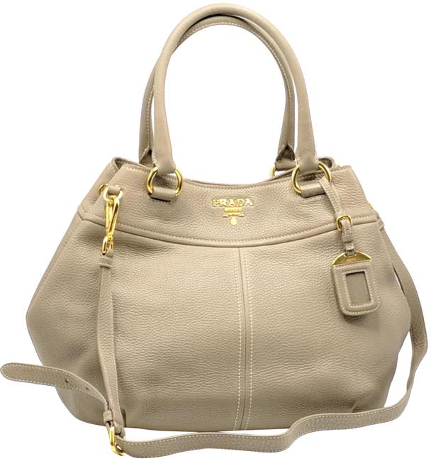 Prada Vitello Daino Hobo Satchel Leather Cross Body Bag