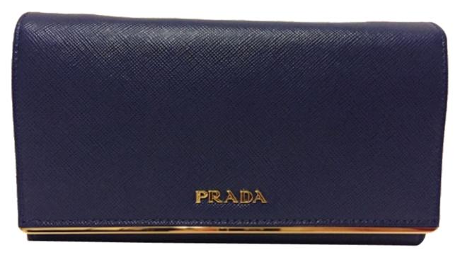 Prada Woc Navy Blue Saffiano Cross Body Bag