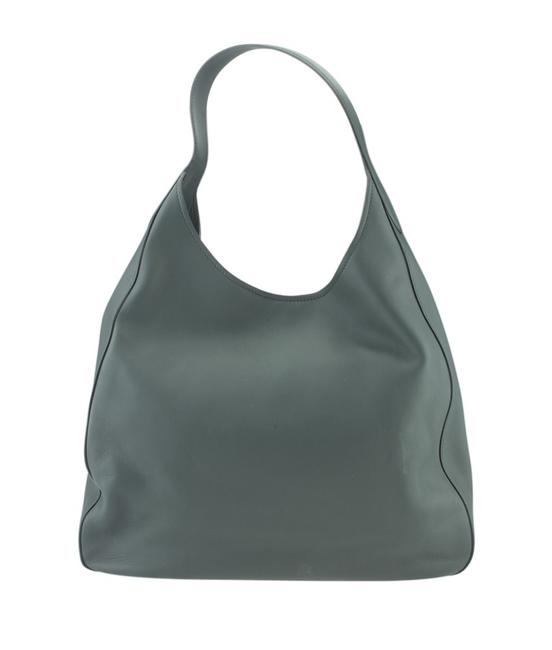 Prada 1bc009 Vitello Corsica 166417 Green Leather Hobo Bag