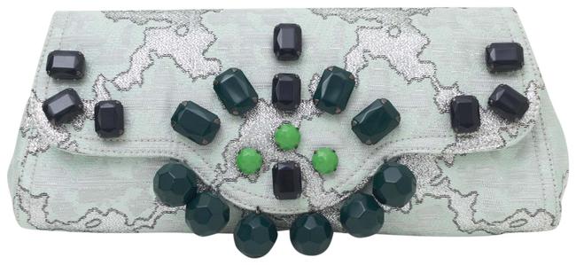 Prada Beaded Jacquard Clutch