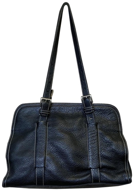 Prada Berlinp Black Leather Satchel