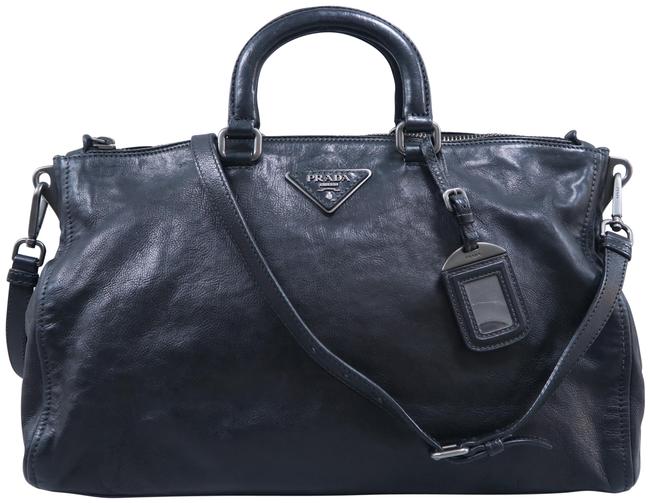 Prada Black Calfskin Satchel