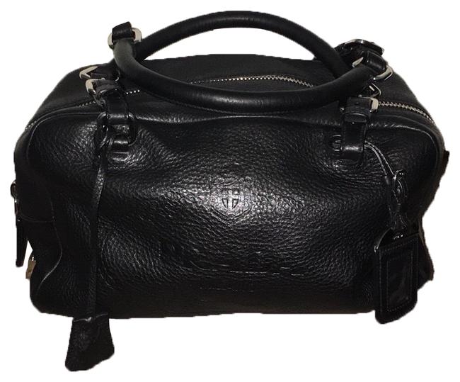 Prada Speedy Black Lambskin Leather Satchel