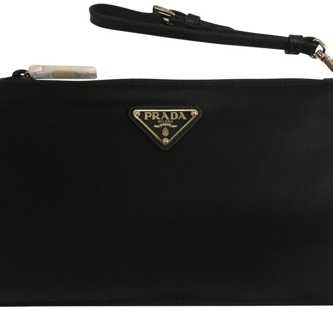 Prada Black Nylon Clutch