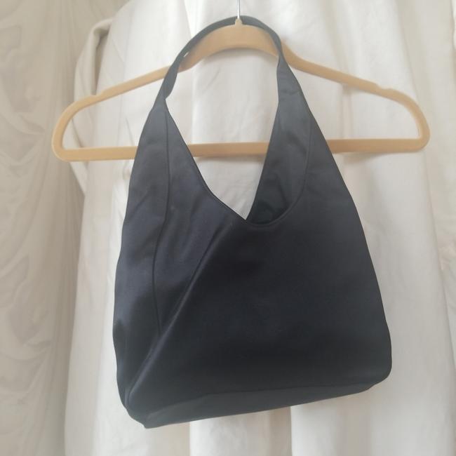 Prada Black Satin Hobo Bag