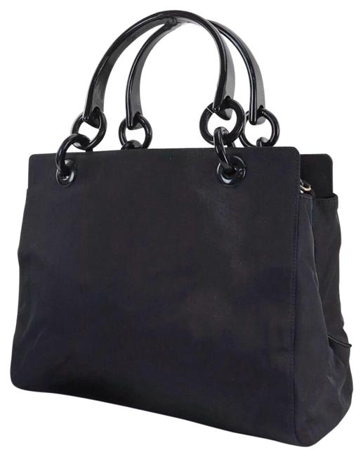 Prada Borsa Tessuto Black Nylon Satchel
