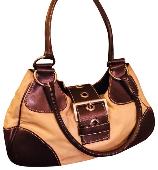 Prada Canvas Leather Satchel