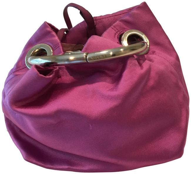 Prada Evening Bag Style Rich Violet Satin Clutch