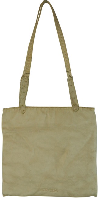 Prada Evening with Thread Stitching Gold Silk Clutch