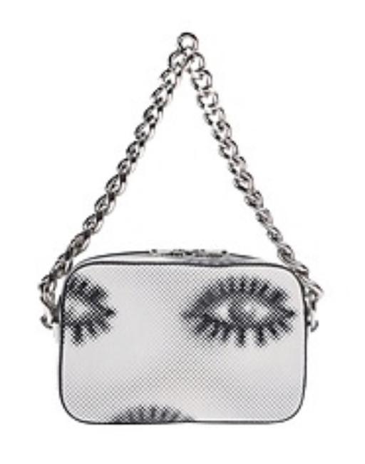 Prada Eye Handbag Ivory Leather Clutch