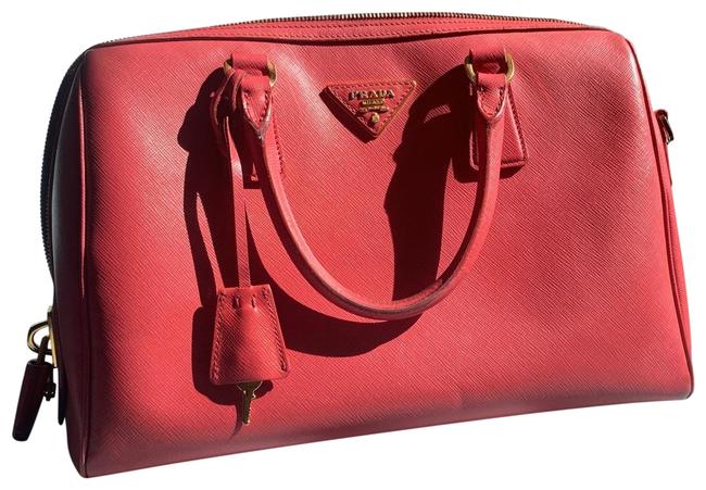 Prada Galleria Fuschia Saffiano Leather Satchel