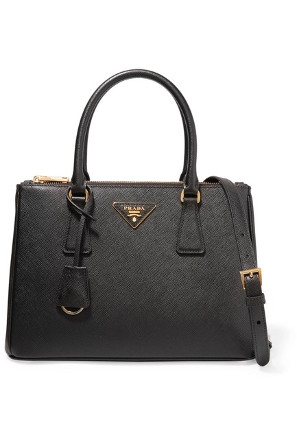 Prada Galleria Tote Bag Double Lux Saffiano Mini Zip Satchel