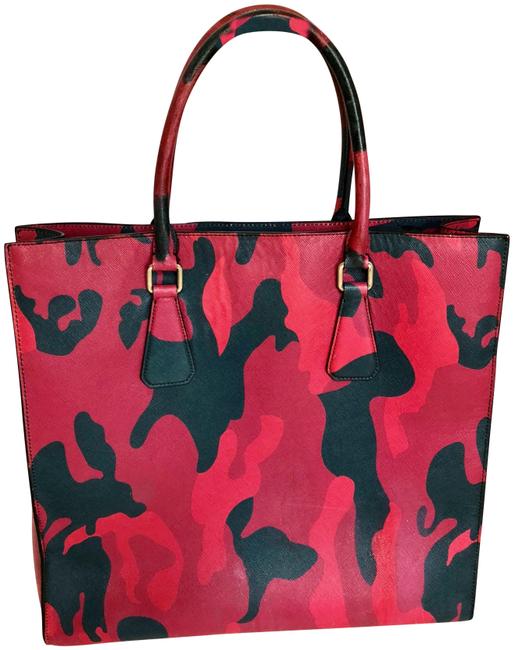 Prada Galleria Whole In Women Floral Leather Satchel