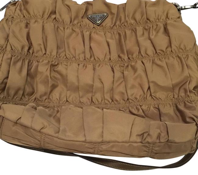 Prada Gently Used Sesamo Nylon Hobo Bag