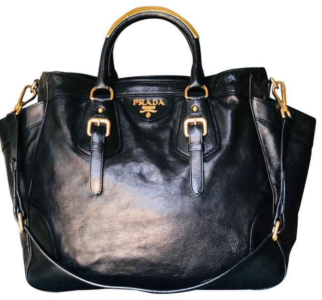 Prada Handbag Black Satchel