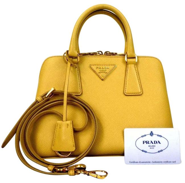 Prada Handbag Saffiano Leather Satchel