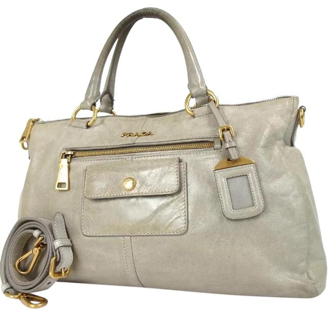 Prada Lambskin Leather Satchel