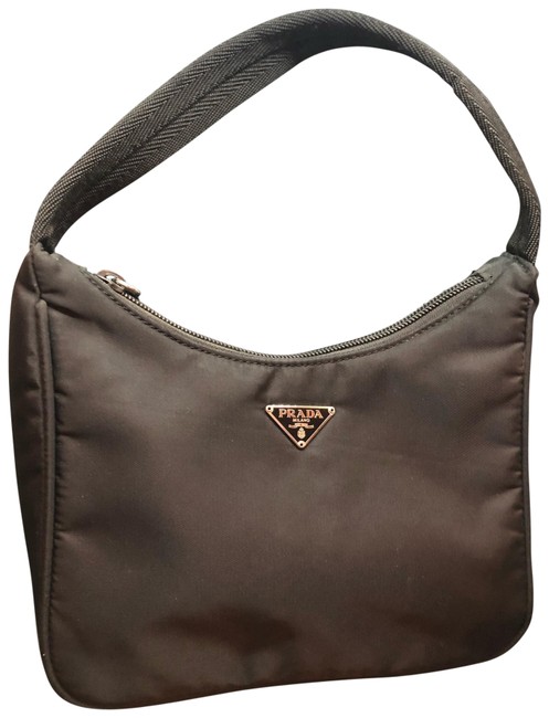 Prada Mini Black Nylon Hobo Bag
