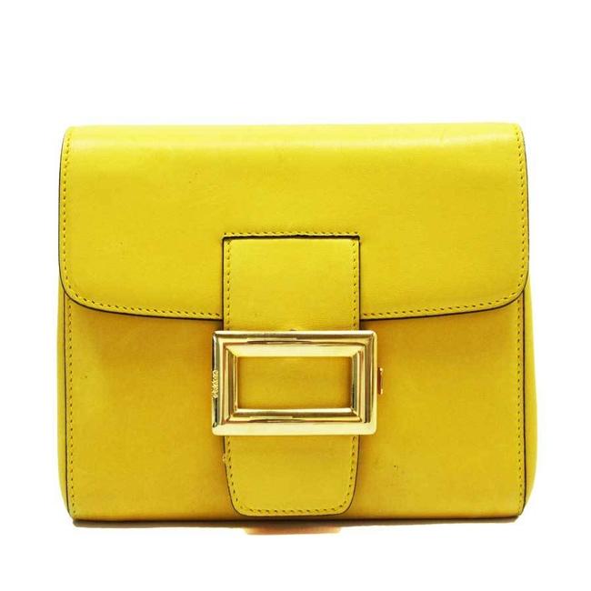 Prada Multi Case Gold 3015 Yellow Leather Clutch
