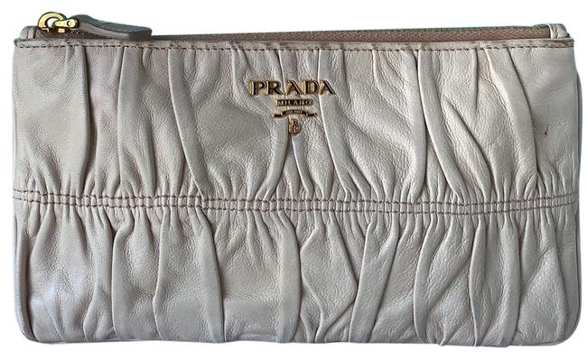 Prada Nappa Gaufre Leather Clutch