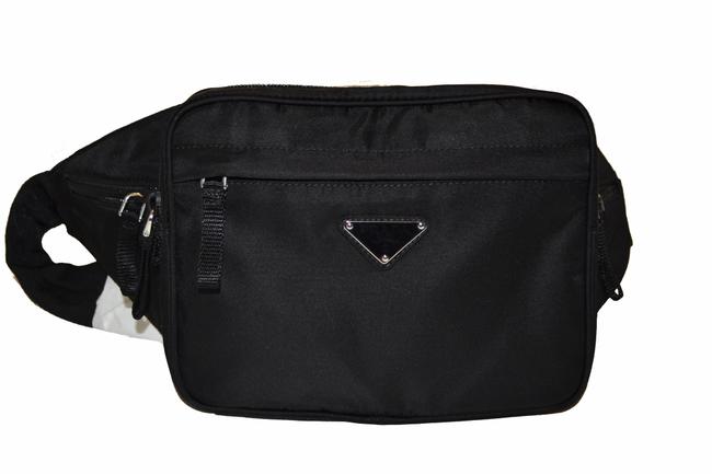 Prada Belt Bag New Waist Black Nylon Clutch