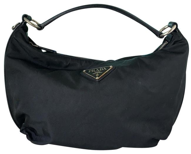 Prada Nylon Tessuto Sport Black Hobo Bag