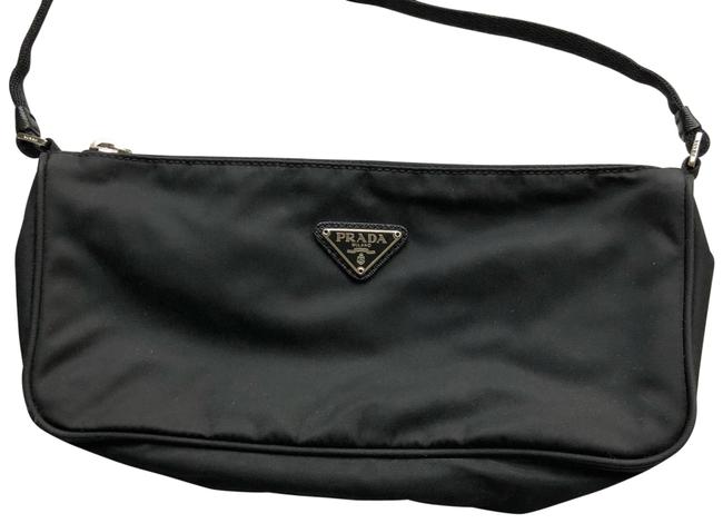 Prada Only Used A Few Times Black Tela Clutch