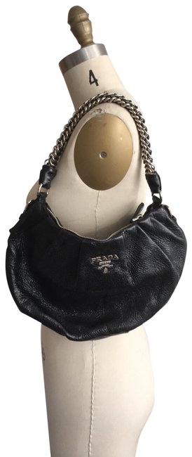 Prada Patent Leather Shoulder Bags Nwot Black Hobo Bag