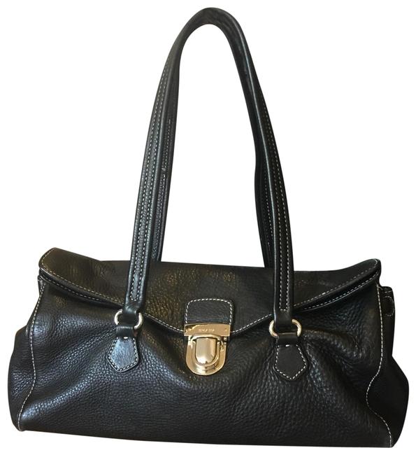 Prada Pebbled Leather Satchel