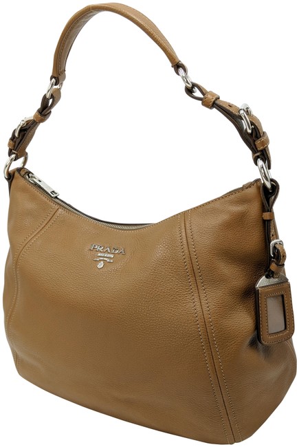 Prada Phenix New Br5096 Leather Hobo Bag