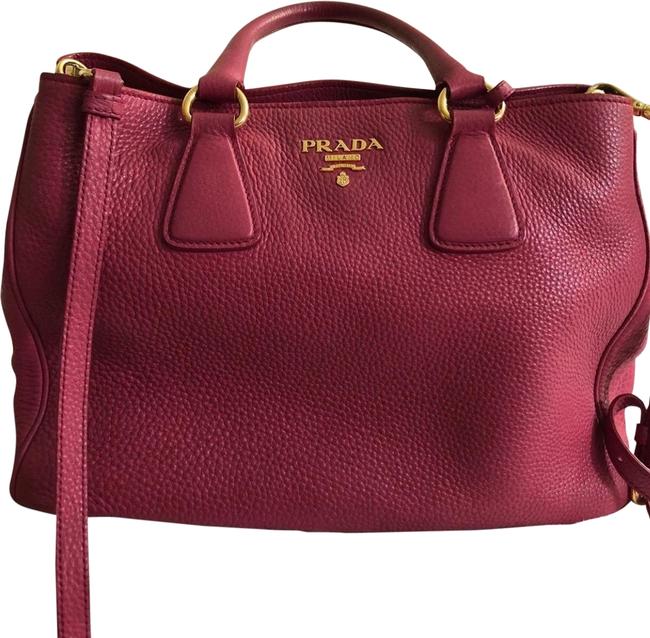 Prada Pink Leather Satchel