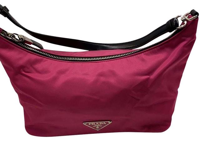 Prada Pink Nylon Satchel