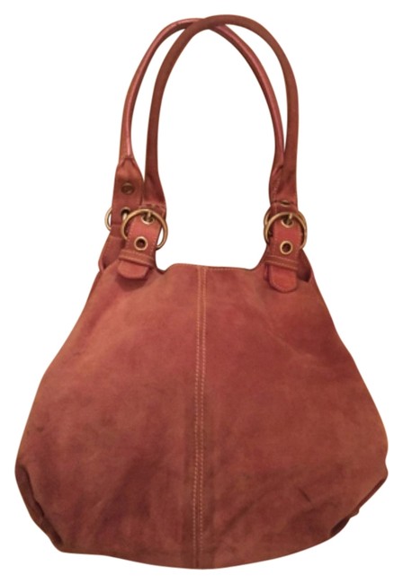 Prada PinkRose Suede Hobo Bag