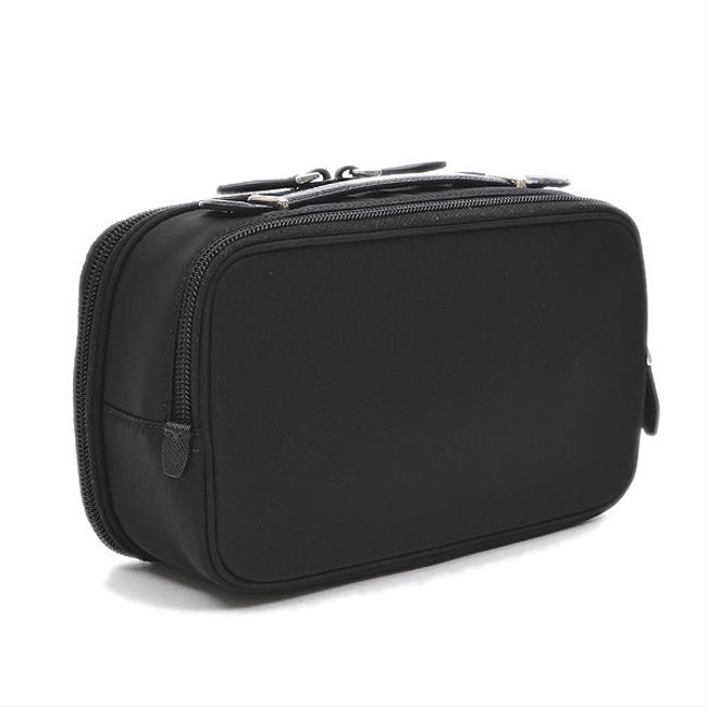 Prada Pouch Second 1nj007 Black Nylon Clutch