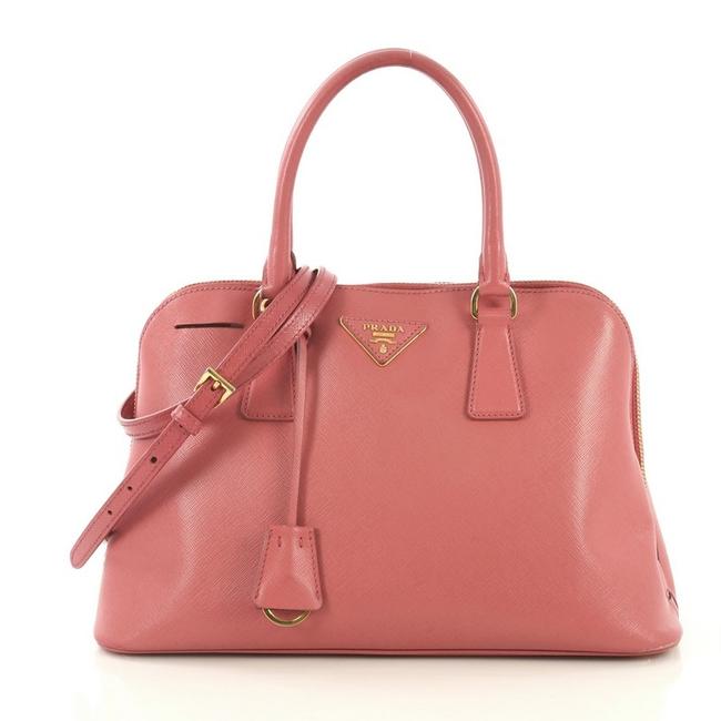 Prada Promenade Vernice Saffiano Leather Medium Satchel