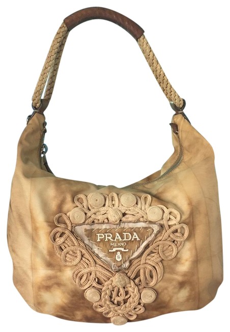 Prada Rare Tye Dye Stitched Hobo Bag