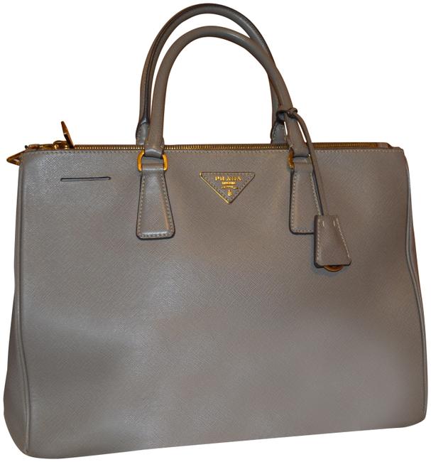 Prada Saffiano Lilac Leather Satchel