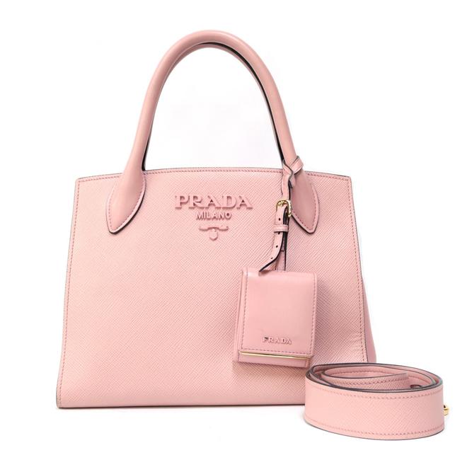 Prada Shoulder Bag Handbag Pink Satchel