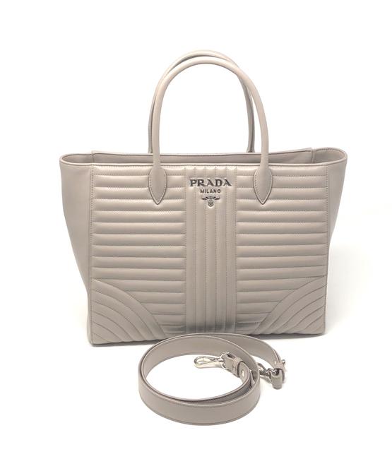 Prada Soft Calf Impun Pomice Calfskin Leather Satchel