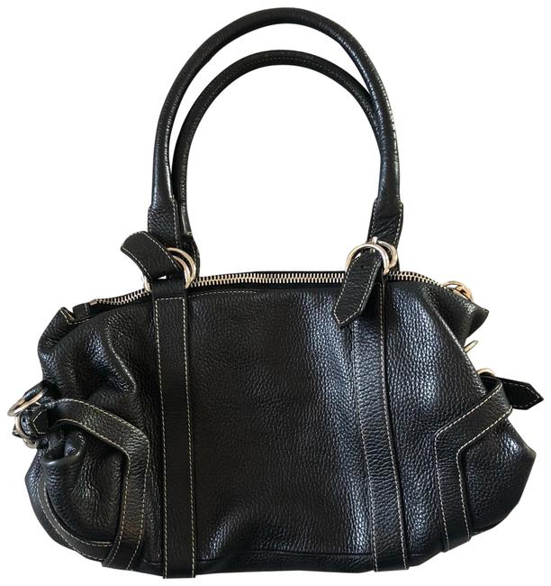Prada Shoulder Black Leather Hobo Bag