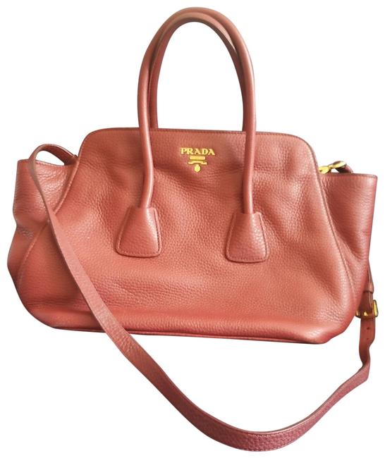 Prada Stunning Purse Red Leather Satchel