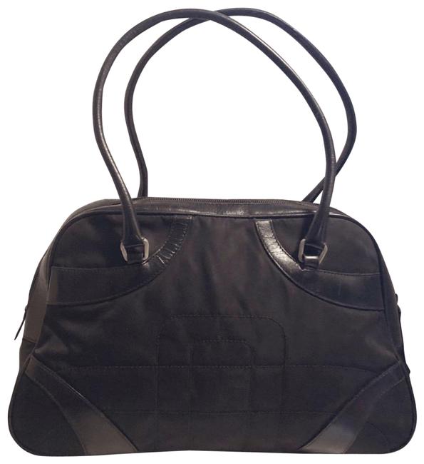 Prada Tessuto Black Nylon and Leather Satchel