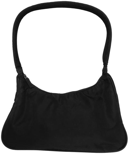 Prada Tessuto Black Nylon Hobo Bag