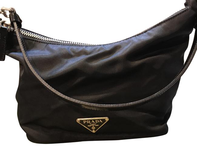 Prada Tessuto Nero Hobo Bag