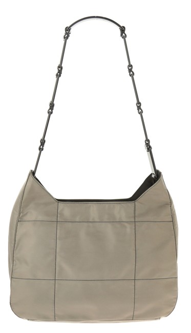 Prada Tessuto Smoke Brown Canvas Satchel