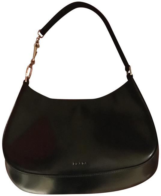 Prada Vintage Black Calfskin Hobo Bag