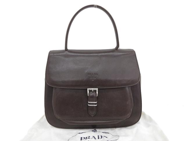 Prada Vintage Handbag 20190531 Brown Leather Satchel